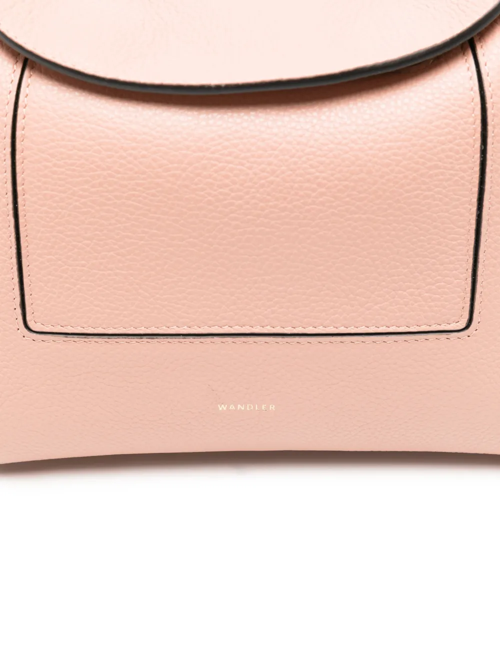 Wandler Penelope Slouch schoudertas met logodetail Roze