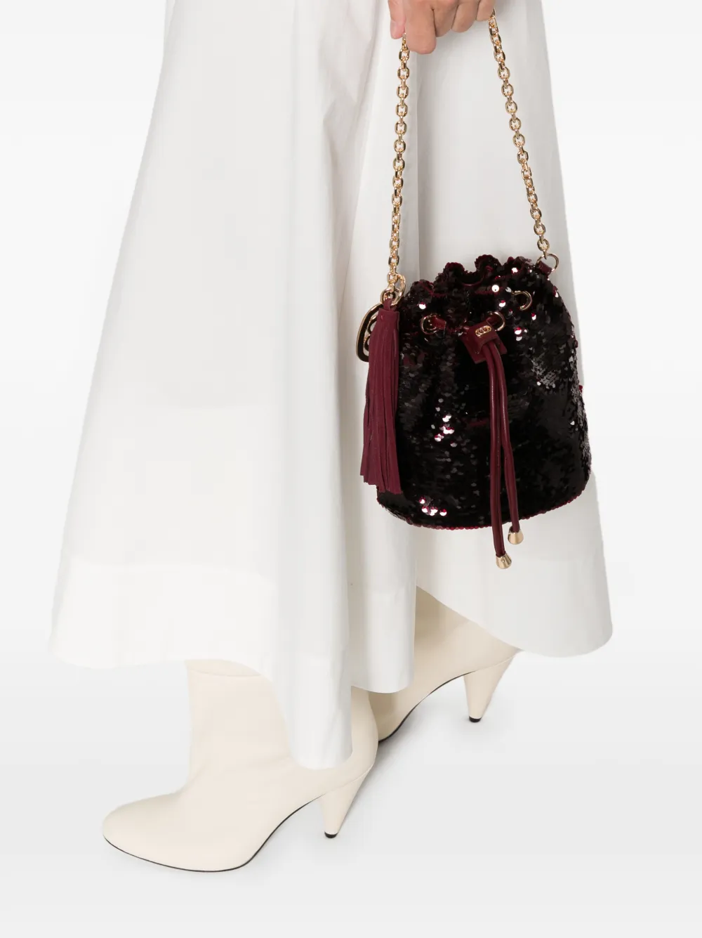 La Carrie Night Edition sequined bucket bag | Image 2