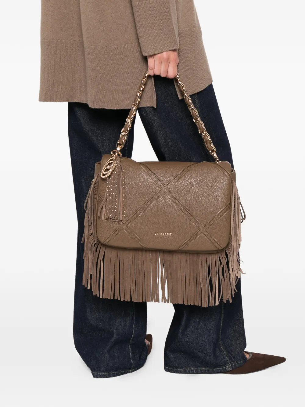 La Carrie Isabel tassel fringed shoulder bag | Image 2
