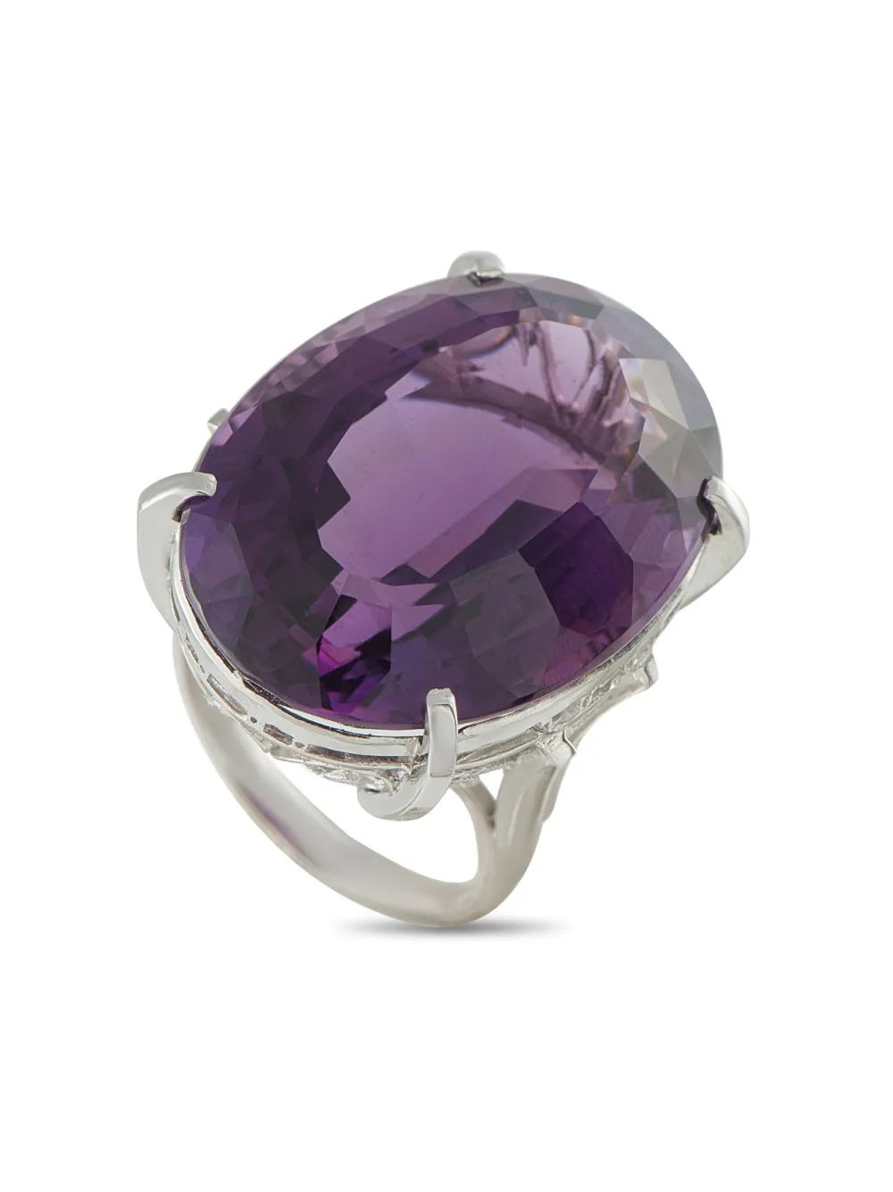 LB Exclusive platinum amethyst ring - シルバートーン