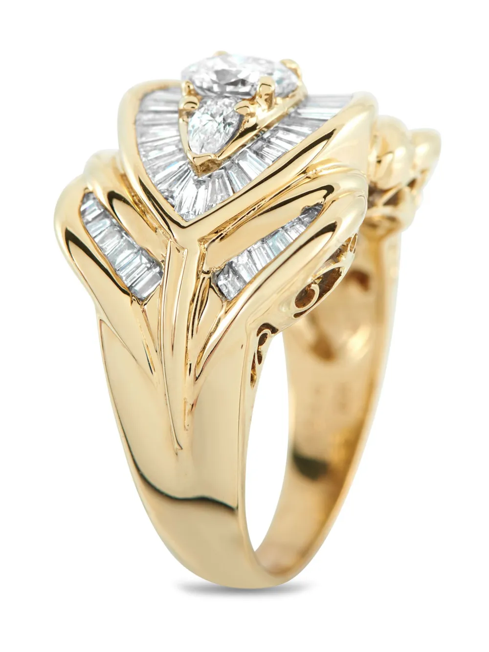 LB Exclusive 18K yellow gold diamond ring - Oro
