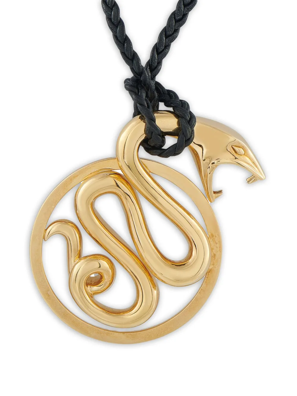 BOUCHERON Pre-owned 18k Yellow Gold Serpent Pendant Necklace