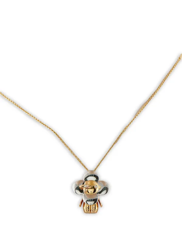 Louis Vuitton Pre-Owned x Takashi Murakami 18K Gold Vivienne