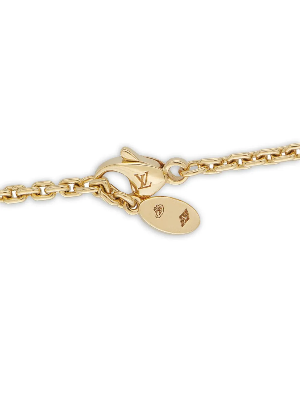 LOUIS VUITTON Pre-owned X Takashi Murakami 18k Gold Vivienne Pendant Necklace