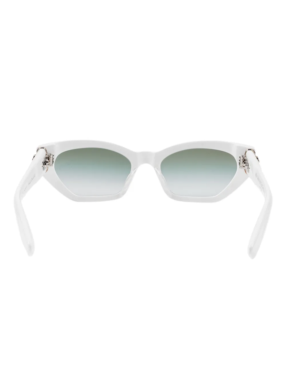 Chrome Hearts Hallla Baluuuu cat-eye sunglasses - Wit