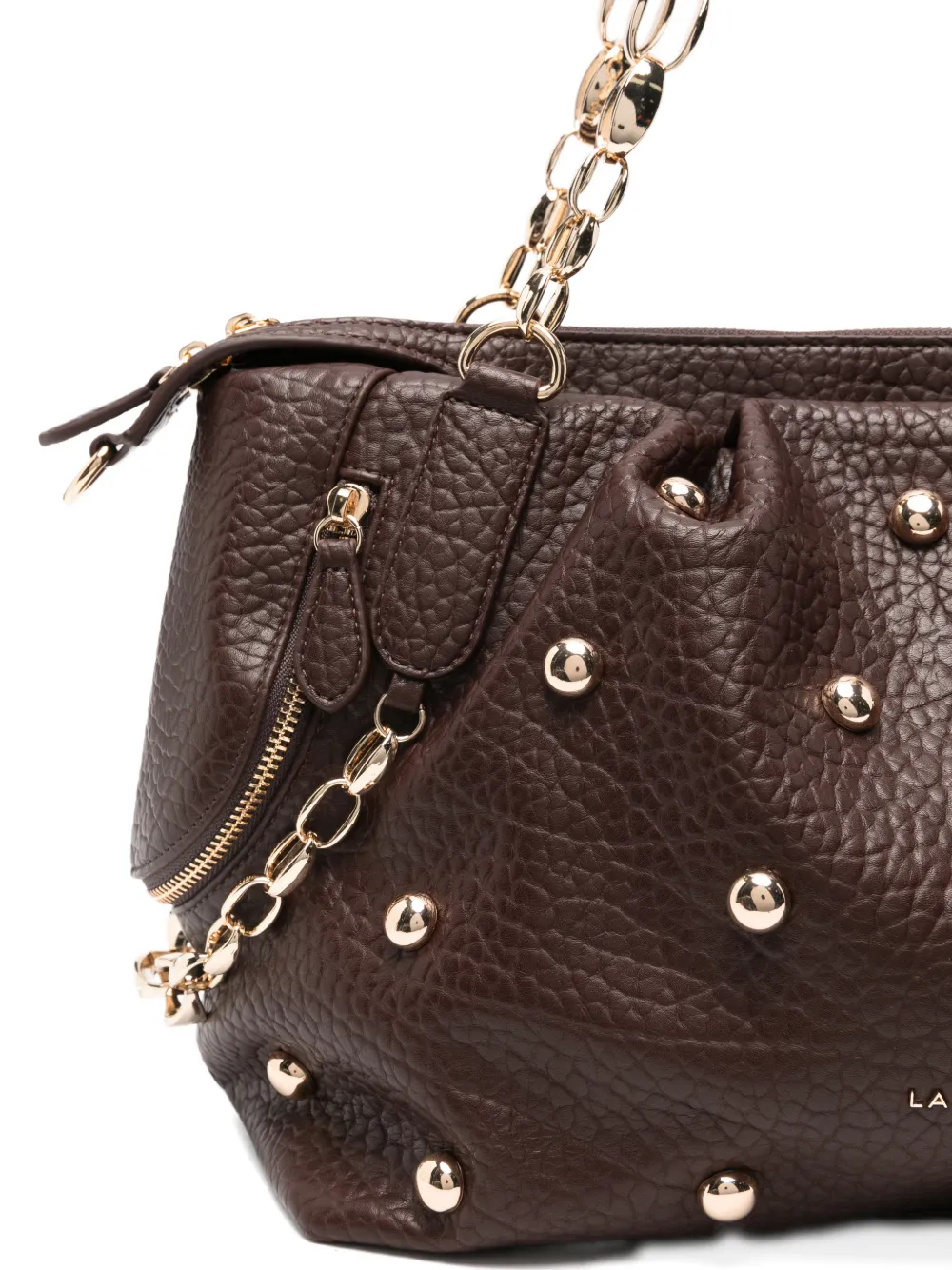La Carrie Medium Studded Chain-strap Shoulder Bag In Multi