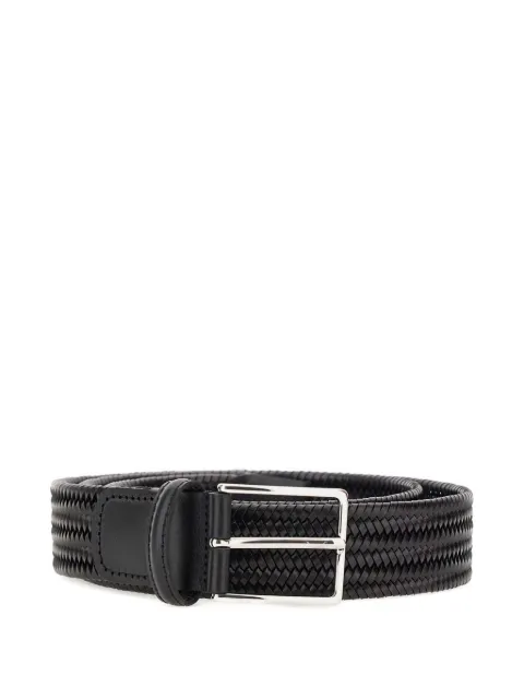 ATHISON woven pin-buckle belt