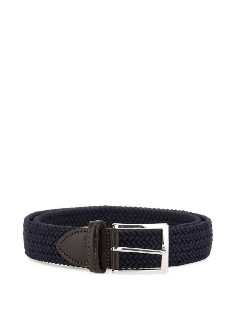 ATHISON braided pin-buckle belt