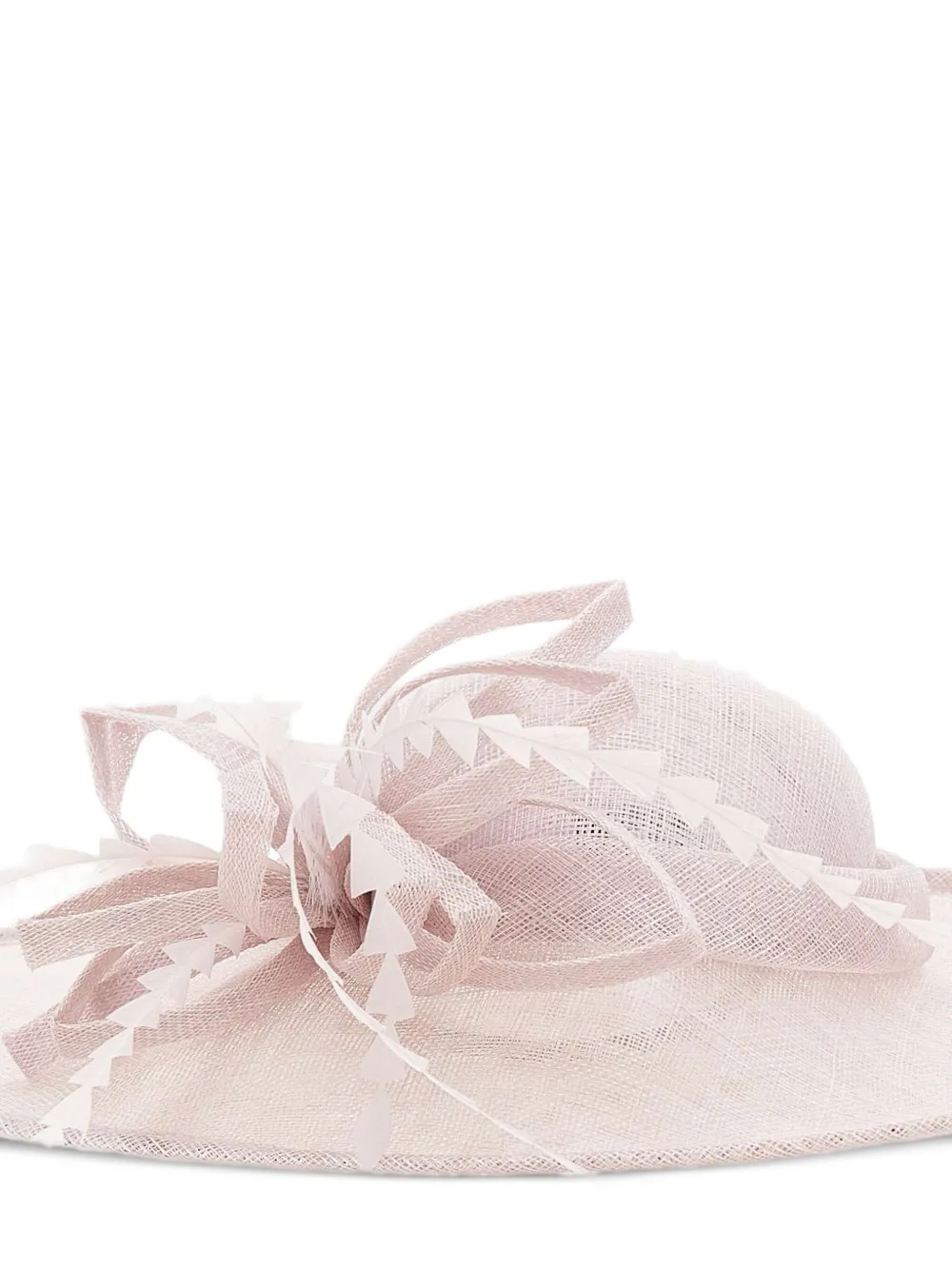 Mb Accessories Hoed met veren rand Roze