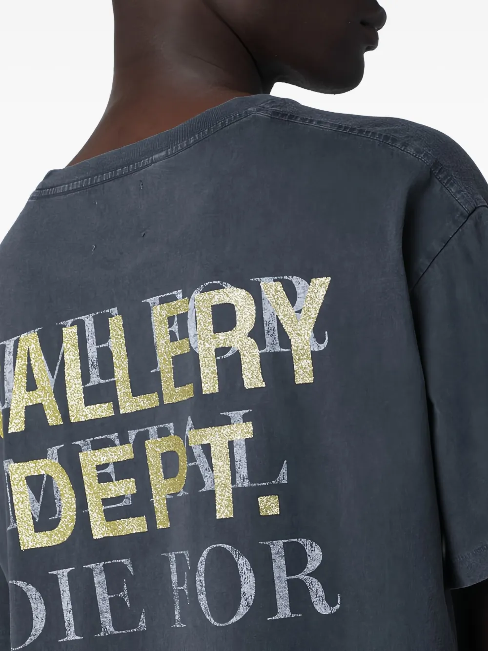 GALLERY DEPT. T-shirt met grafische print Zwart