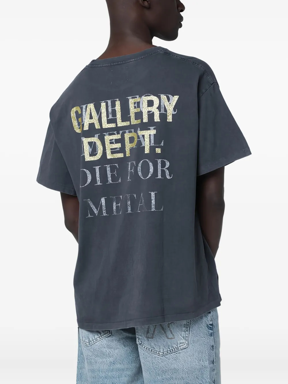 GALLERY DEPT. T-shirt met grafische print Zwart