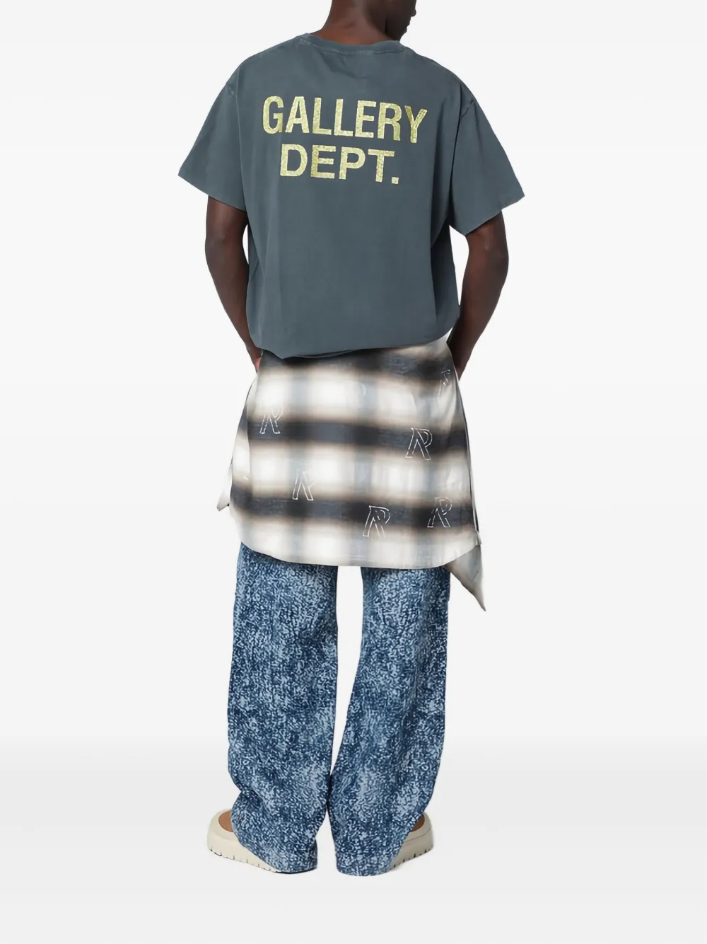 Gallery Dept. The Force Logo-print T-shirt In Black