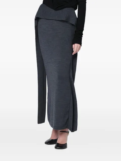 ENTIRE STUDIOS ribbed-knit long skirt