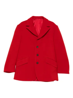 ジャケット・アウター Dries Van Noten 90s Tailored Jacket Dries Van Noten Pre-Owned 1990s Buttoned Jacket | Red | FARFETCH KW