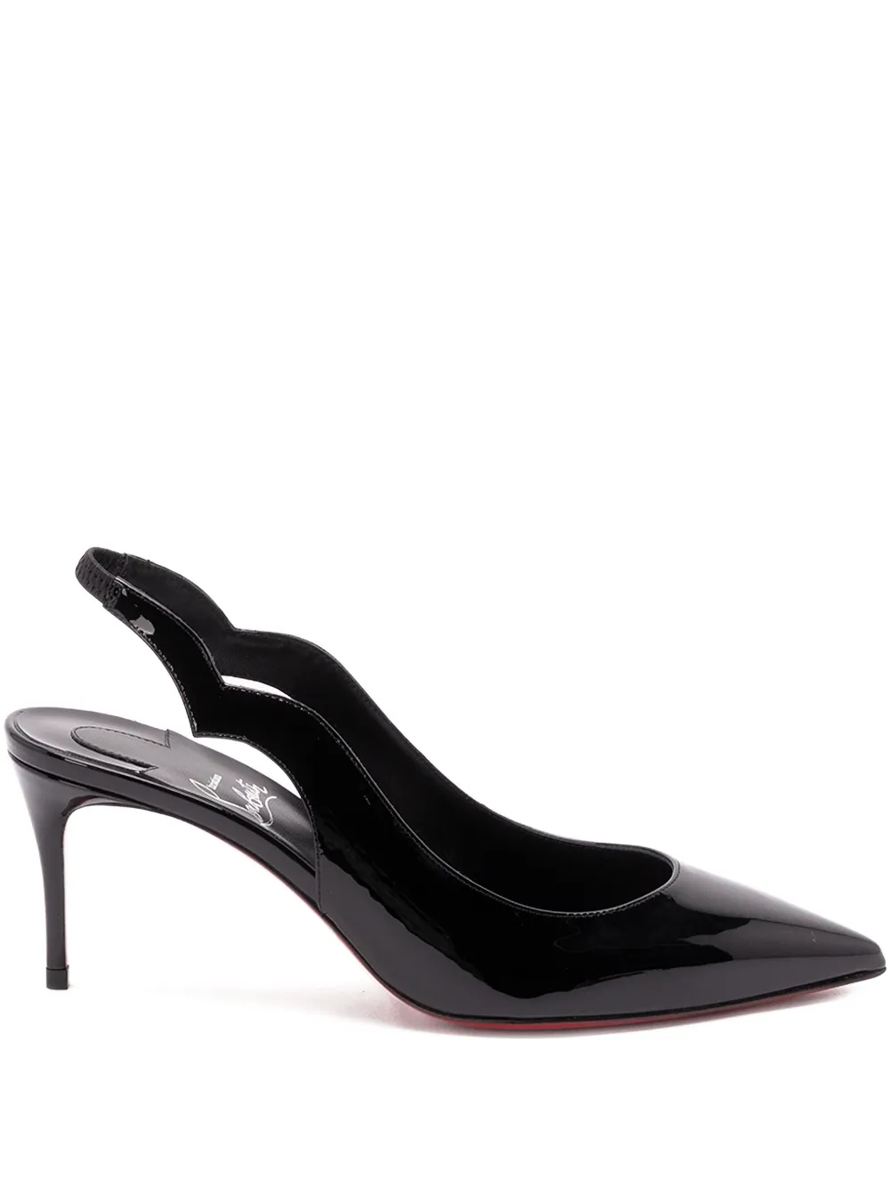 Christian Louboutin 70mm pointed slingback pumps | Black | Image 1