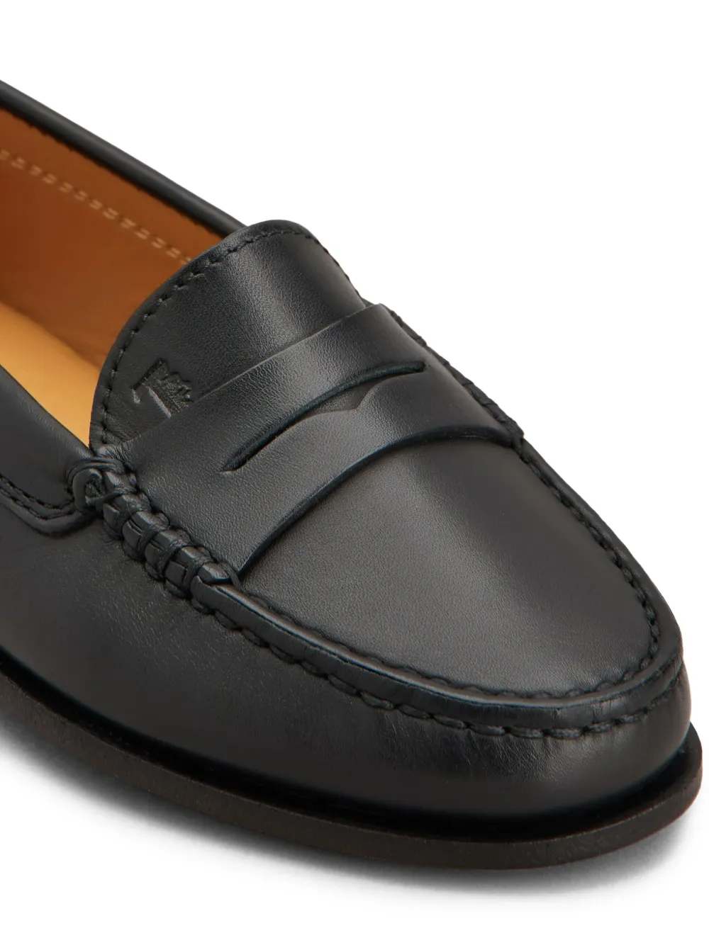 Tod's Junior penny loafers met studs Zwart
