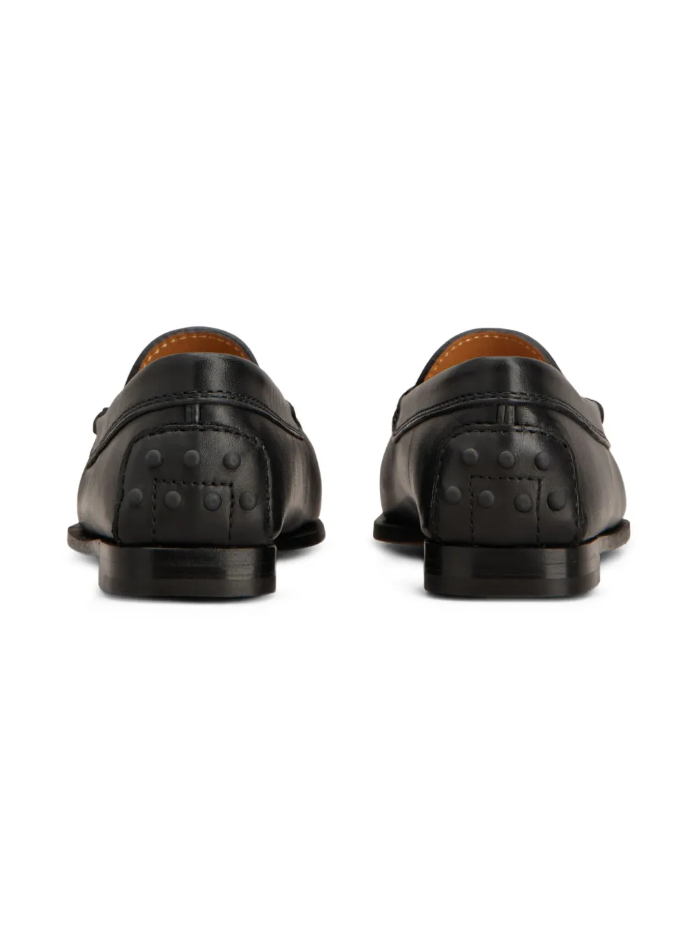 Tod's Junior penny loafers met studs Zwart