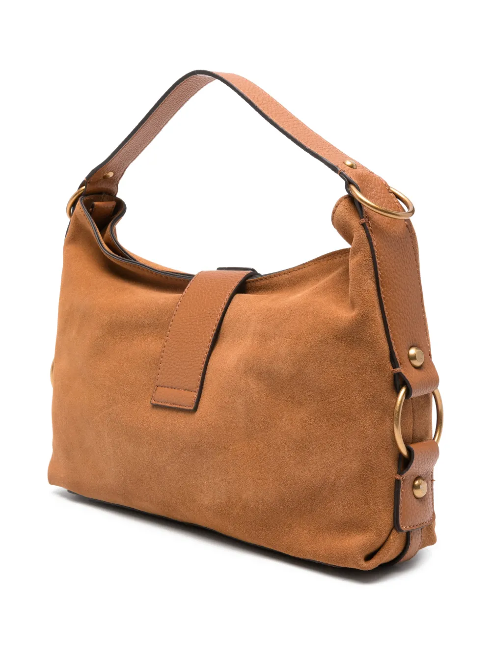 GUESS USA Camden suede shoulder bag - Bruin