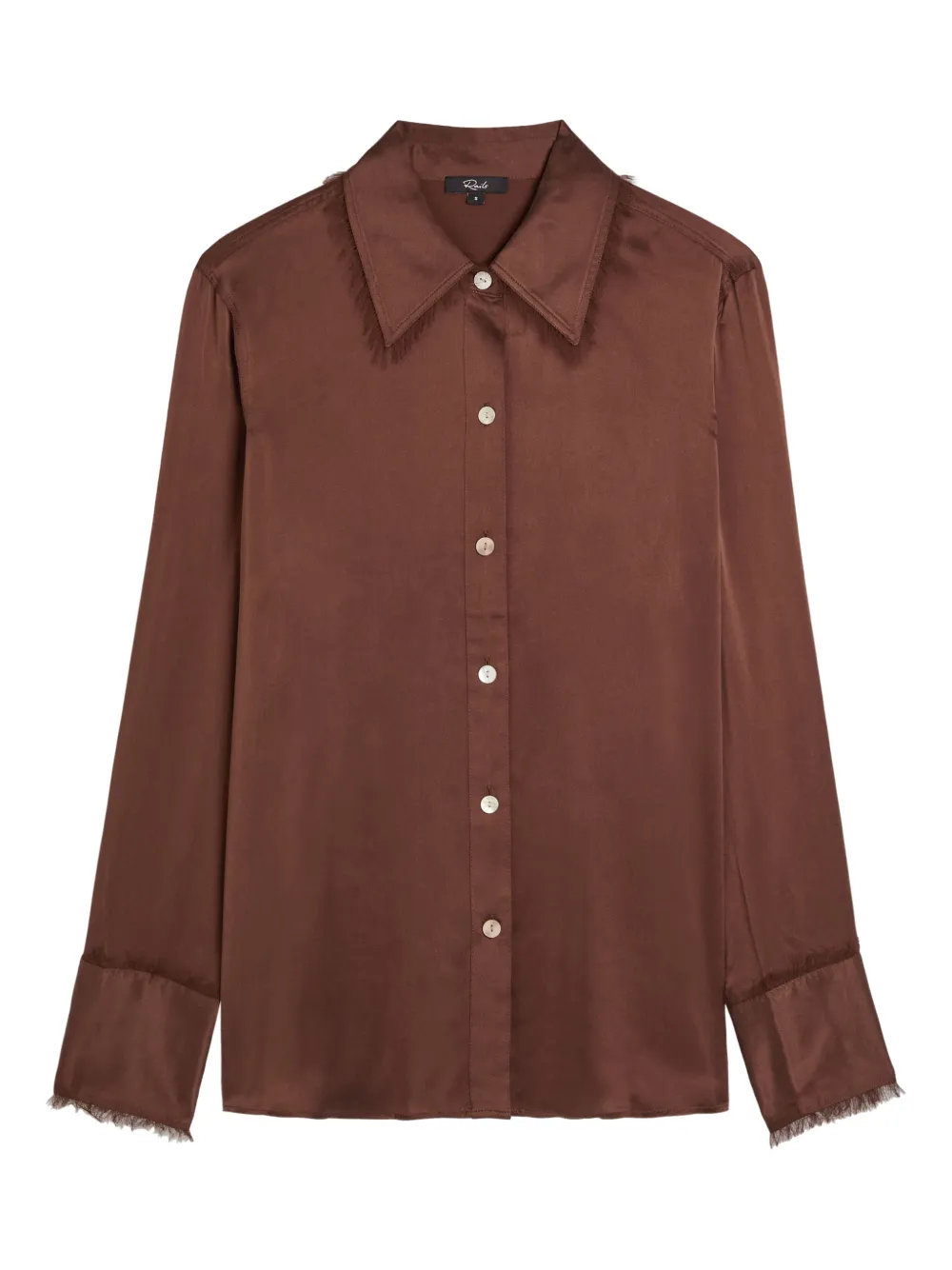 Rails Abbey fringe-detail shirt - Bruin