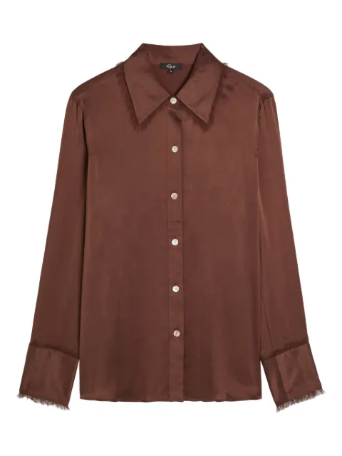 Rails Abbey fringe-detail shirt