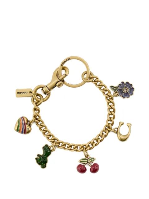 Coach Motif chain bag charm