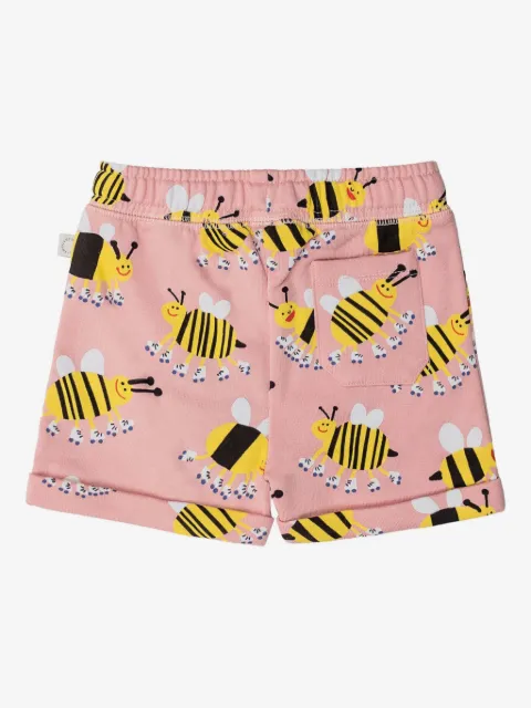 Stella McCartney Kids shorts con abejas estampadas