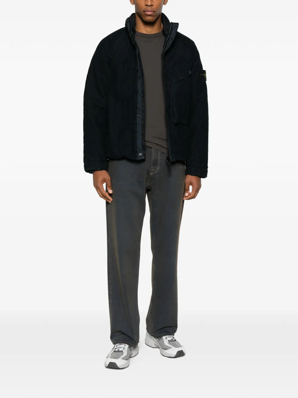 Stone Island corduroy-effect pocket jacket | Padded & Down Jackets | Image 2
