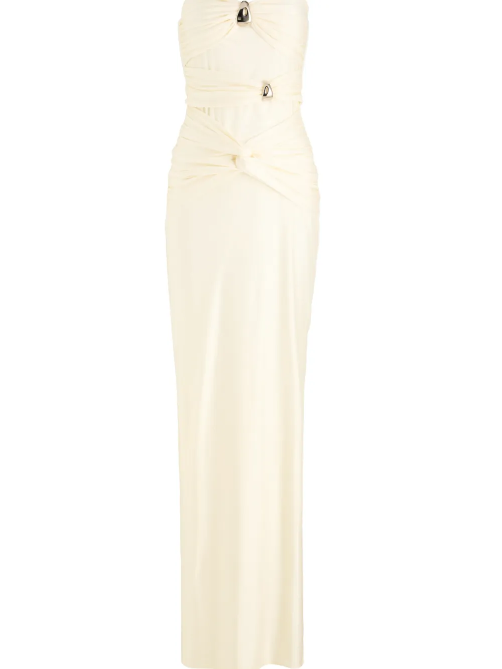 Baobab metal-detail gathered dress - Beige