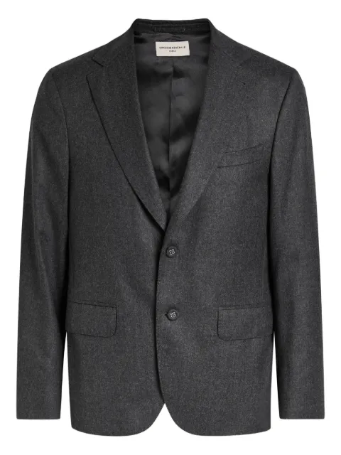Officine Generale button single-breasted wool blazer