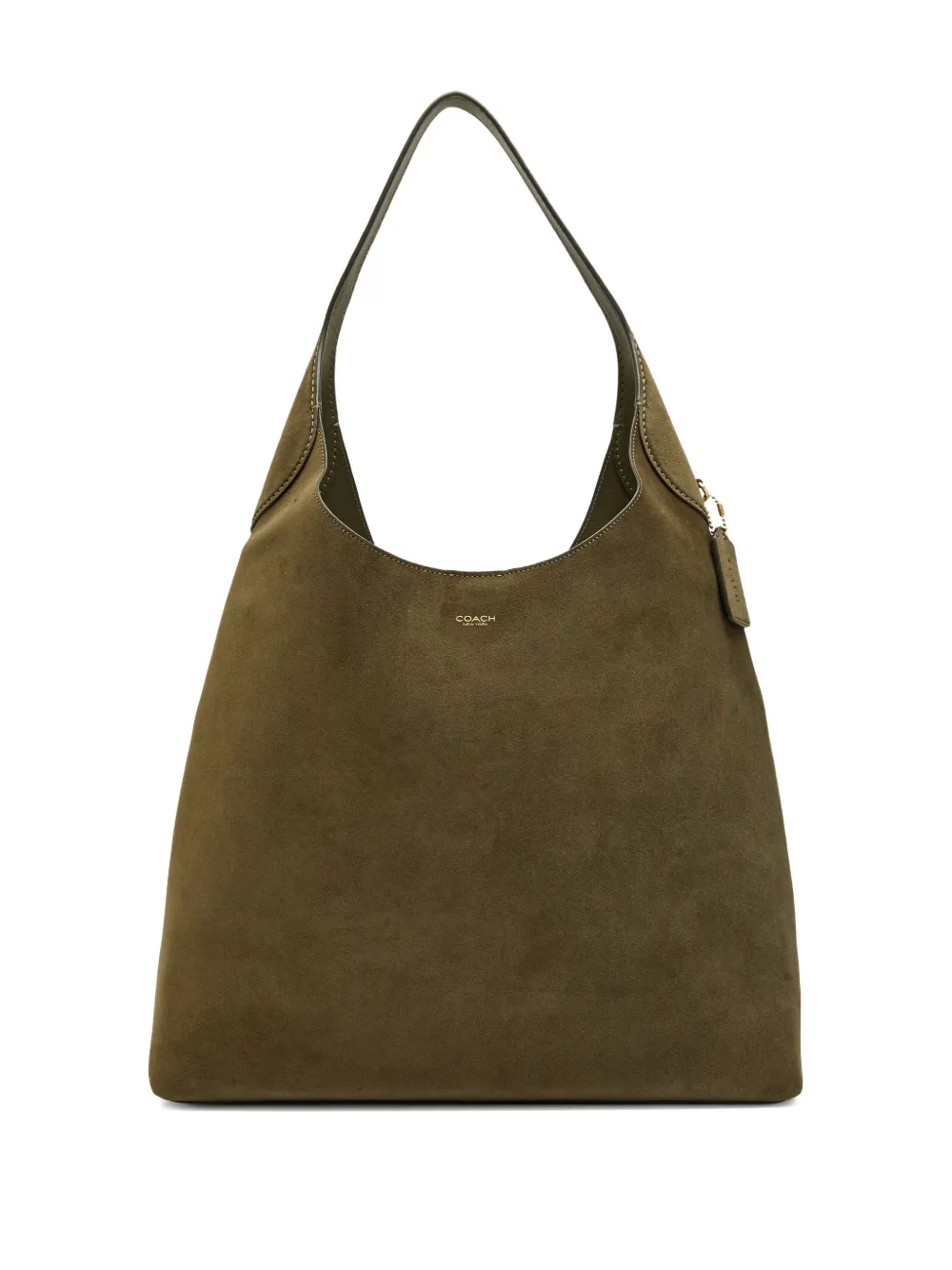 Coach Brooklyn suede shoulder bag - Groen