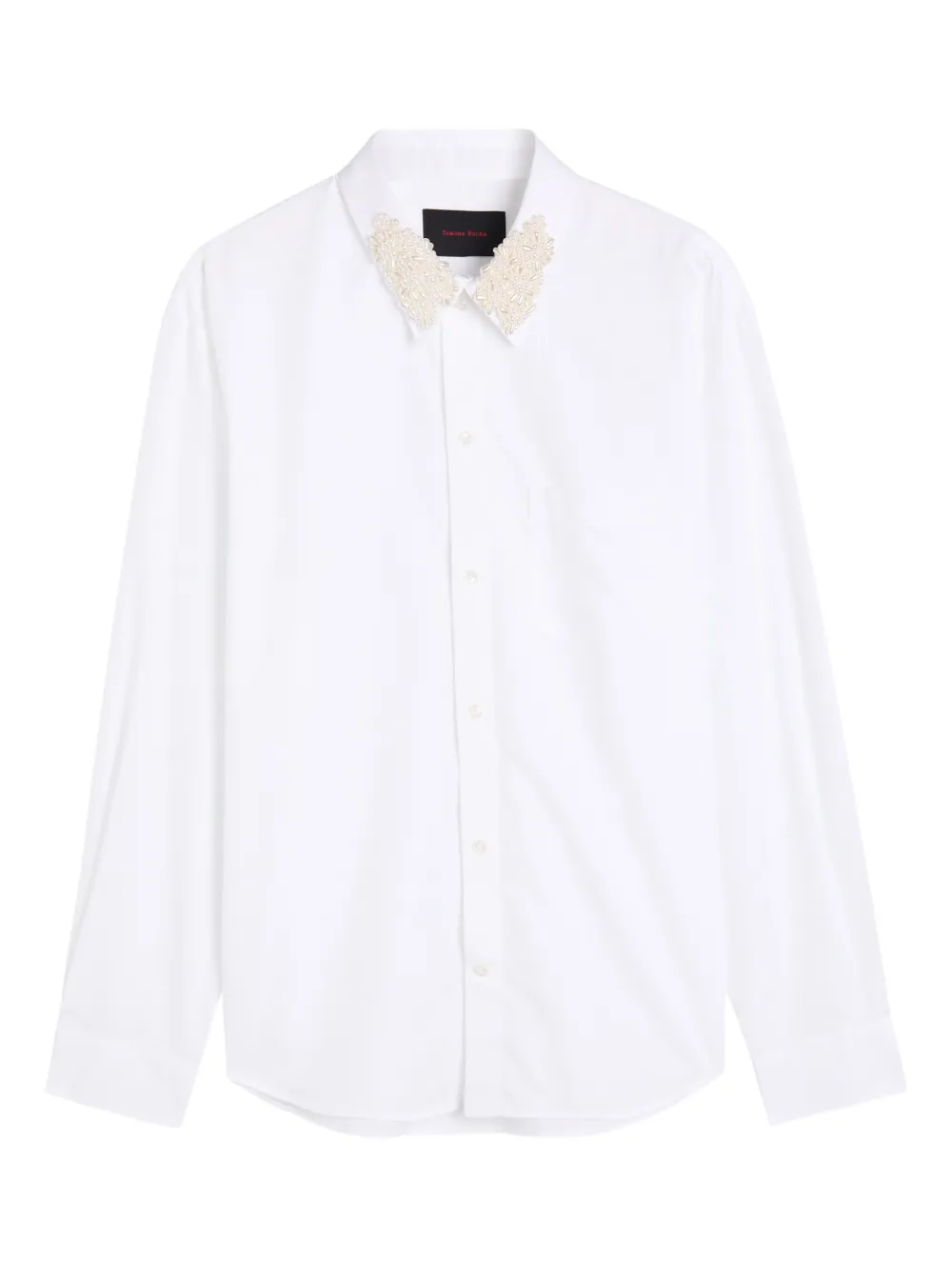 Simone Rocha embellished shirt - Bianco