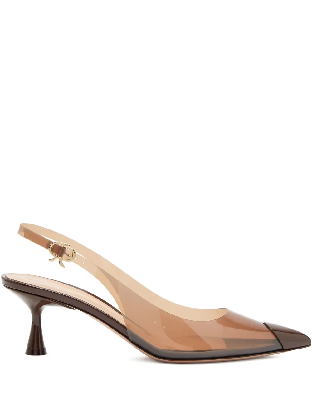 Gianvito Rossi Diana pointed slingback pumps Wit