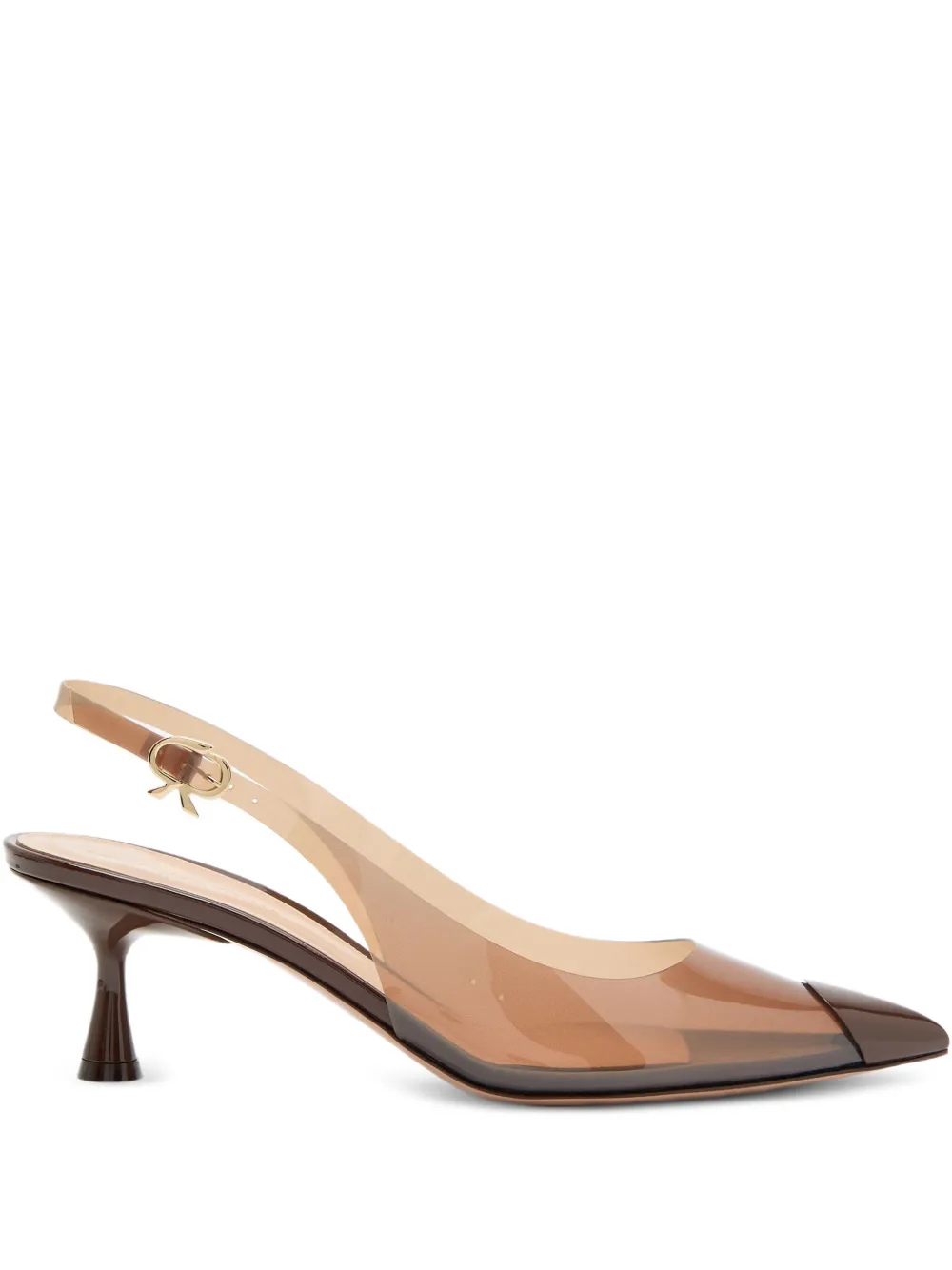 Gianvito Rossi Diana pointed slingback pumps Wit