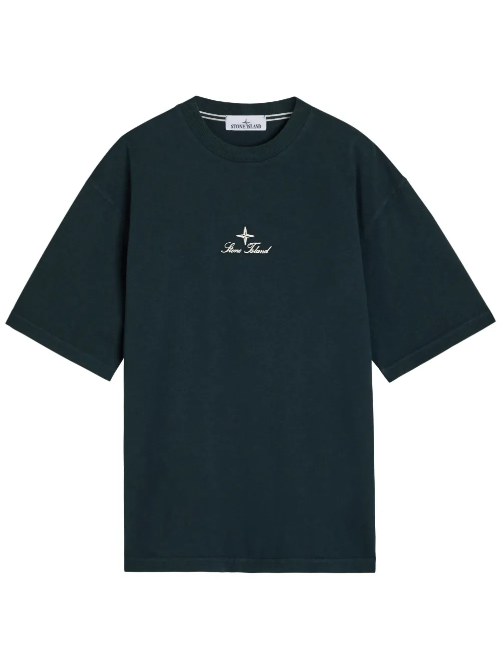 Stone Island crew-neck T-shirt - Blauw