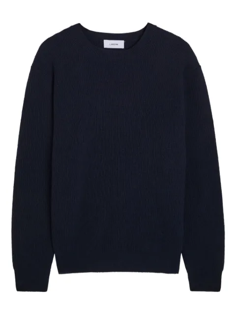 Lardini crew-neck ribbed-knit sweater