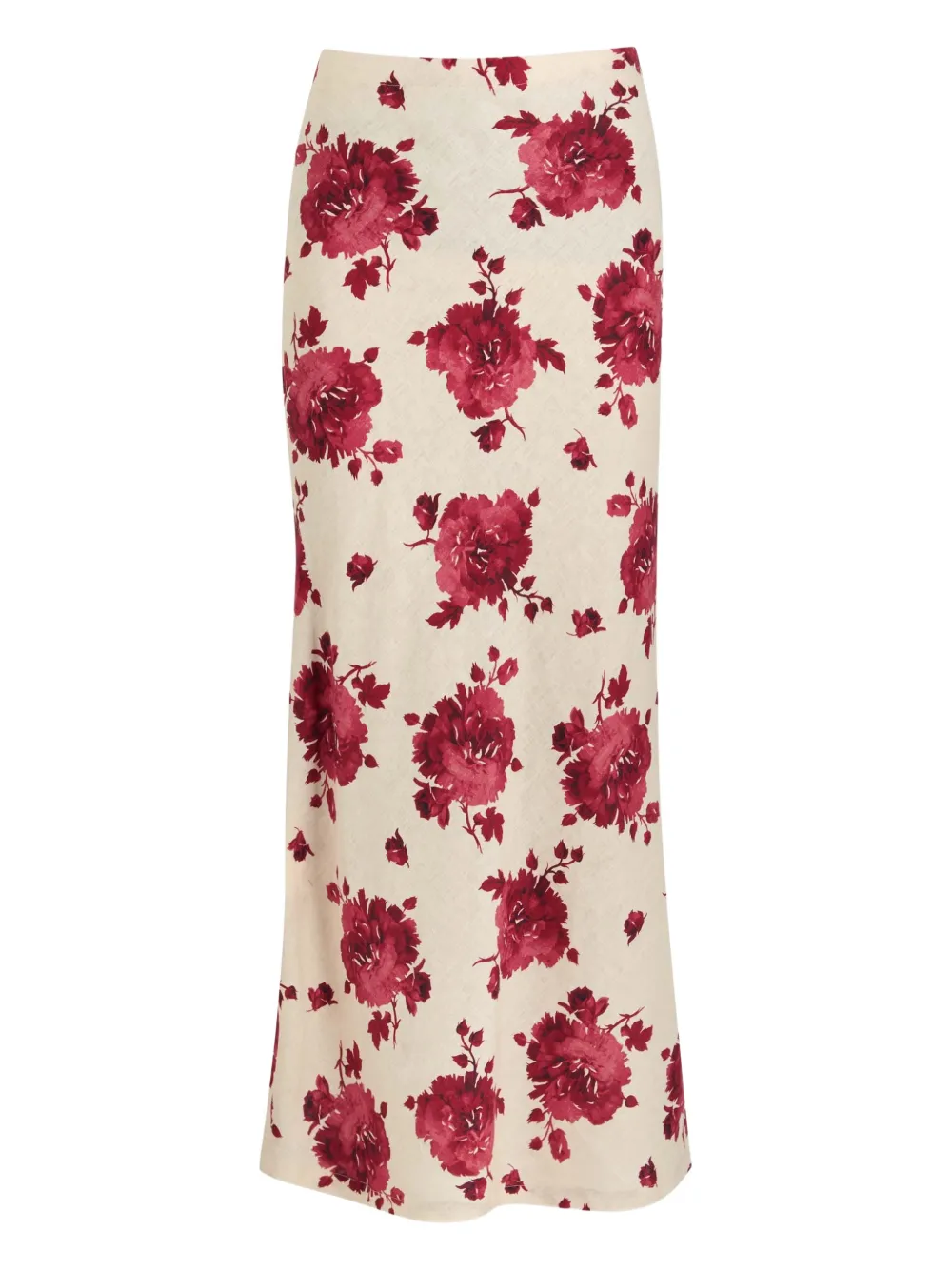 Faithfull the Brand Elise floral-pattern skirt - Toni neutri