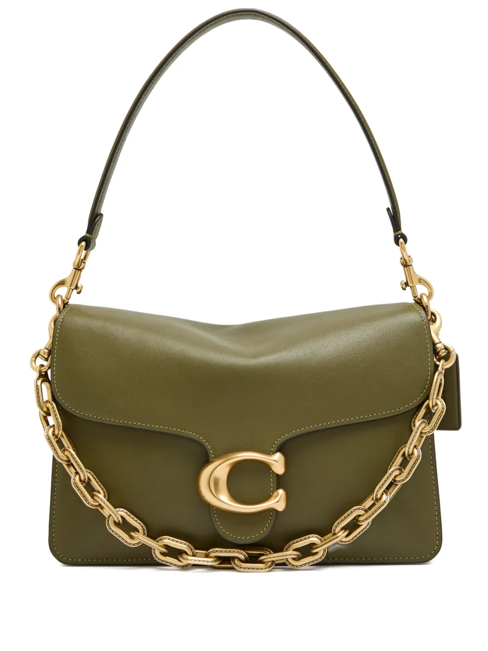Coach Borsa a spalla Tabby con catena - Verde