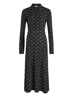 Nina Ricci ポルカドット ラッフルドレス | ブラック | FARFETCH JP