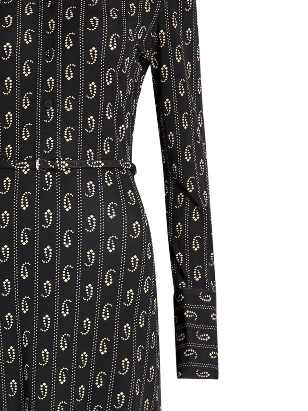 Tory Burch Blousejurk met paisley ceintuur Blauw