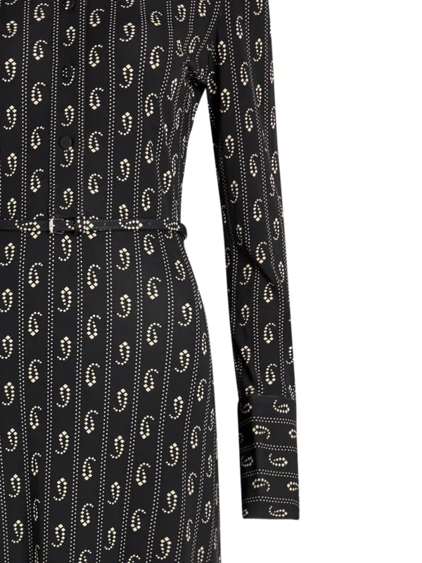Tory Burch Women's Printed Jersey Shirtdress, size M