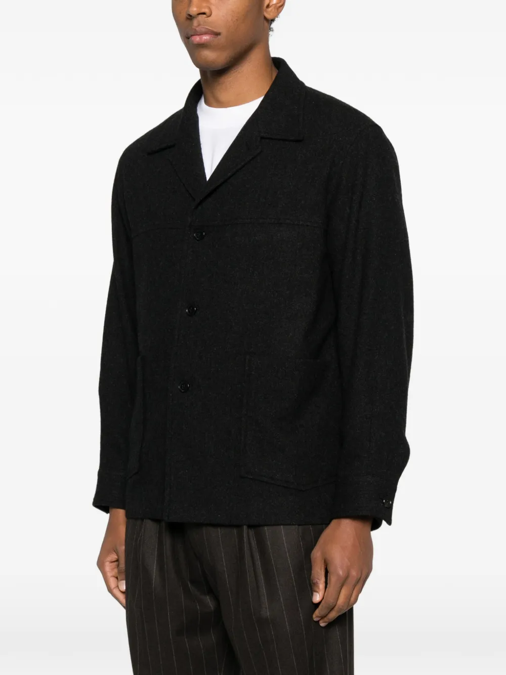 Kaptain Sunshine Pocket-buttoned Jacket In Gray