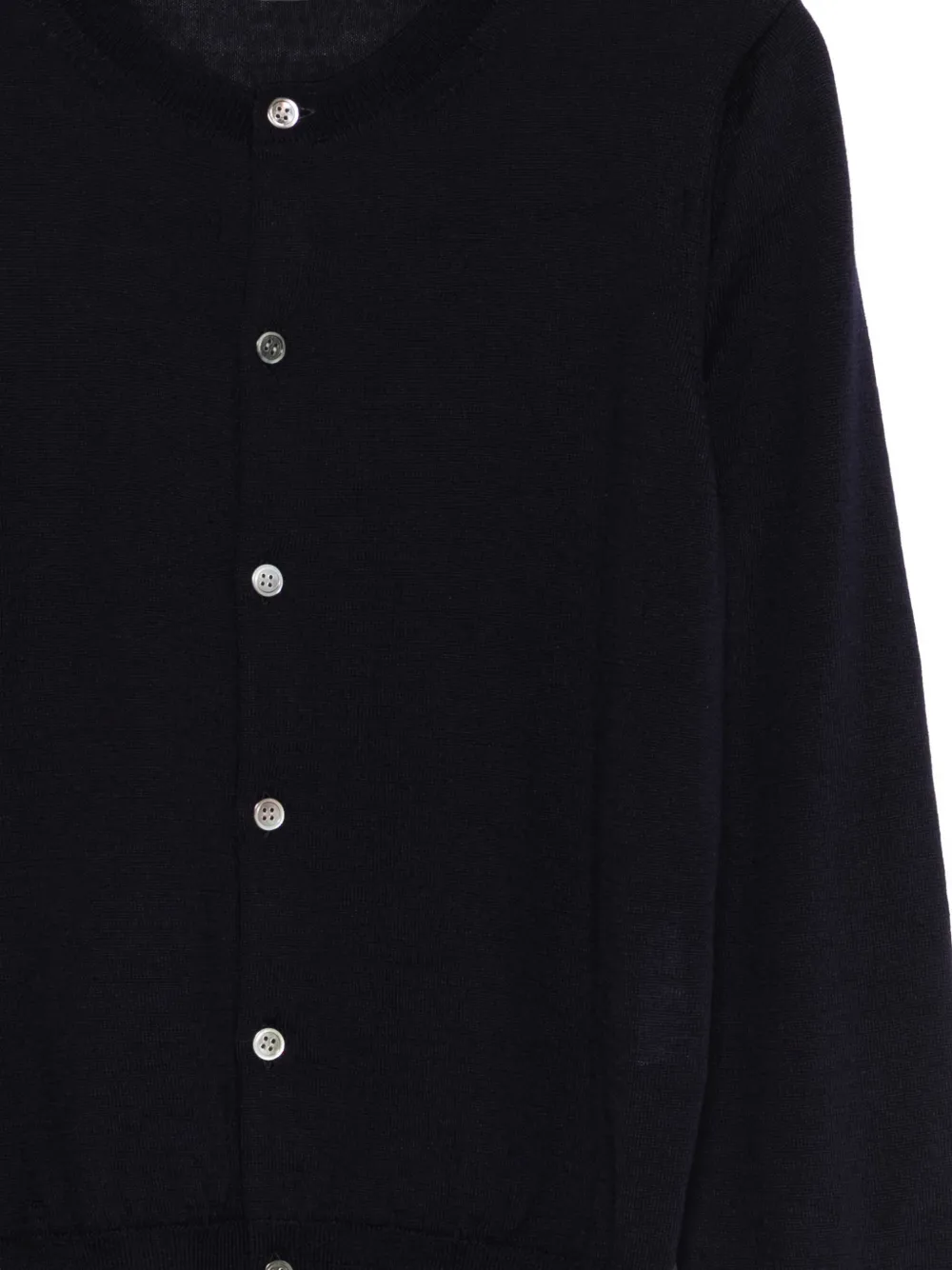 Comme Des Garçons Comme Des Garçons Gebreid vest met knopen Blauw