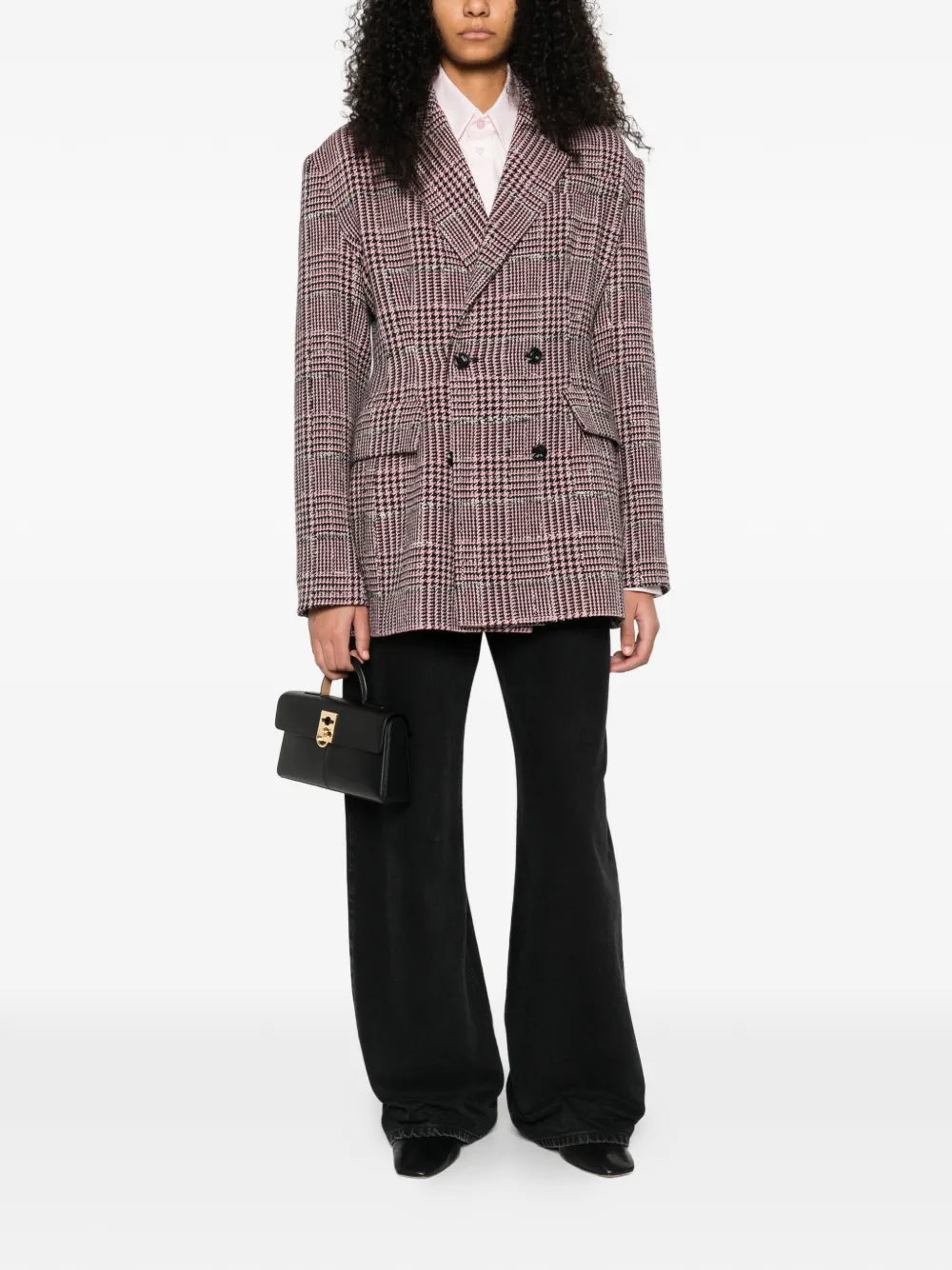 A.M.G. button-fastening shirt - Roze