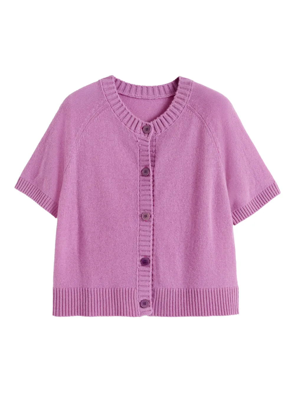Chinti & Parker button-up short-sleeve cardigan