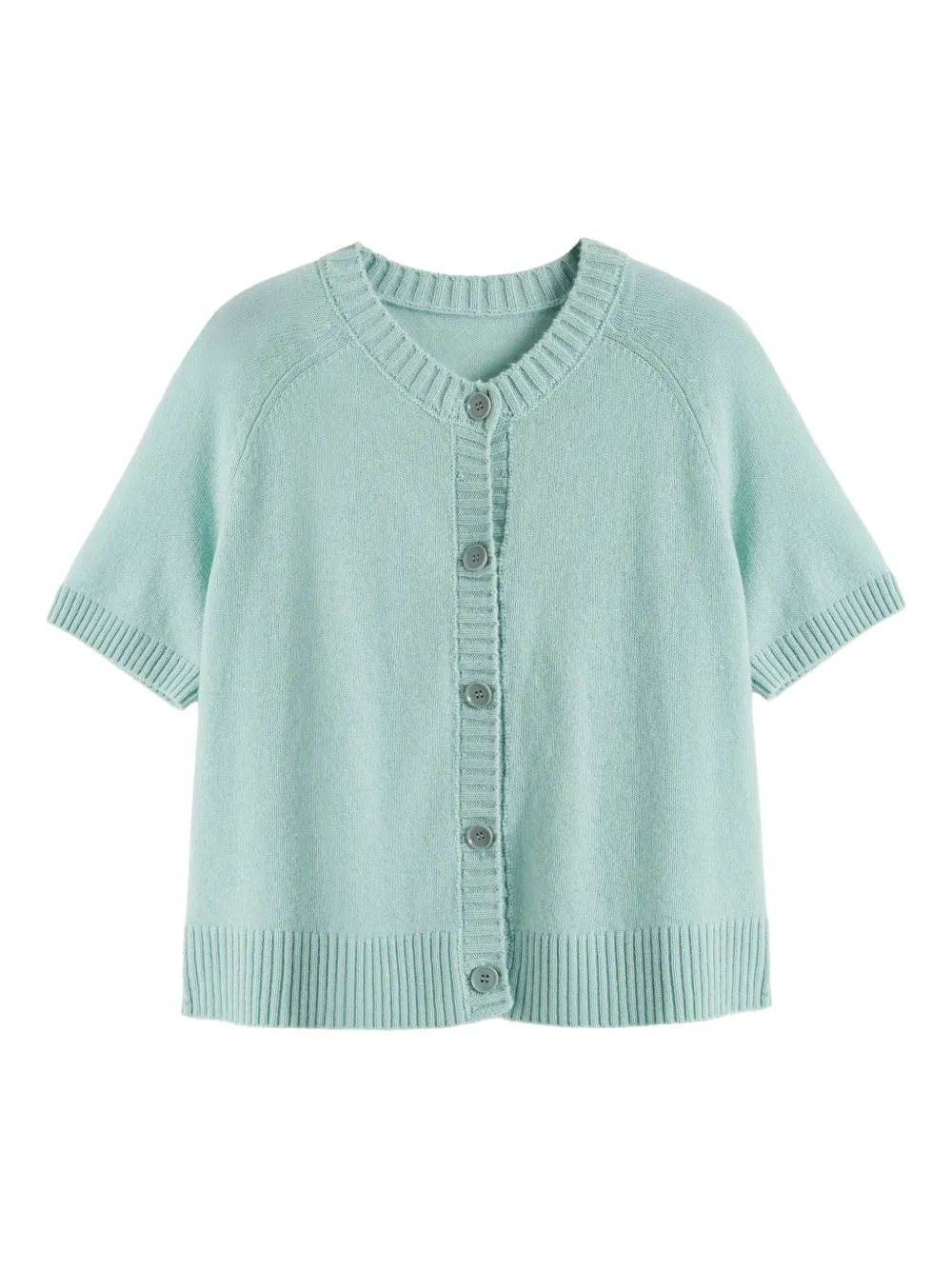 Chinti & Parker cardigan boutonné à manches courtes - Bleu Chinti & Parker cardigan boutonné à manches courtes - Bleu