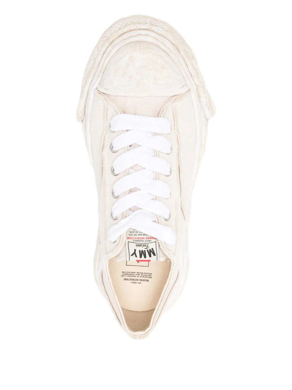 Miharayasuhiro Peterson23 Distressed Sneakers In Neutral