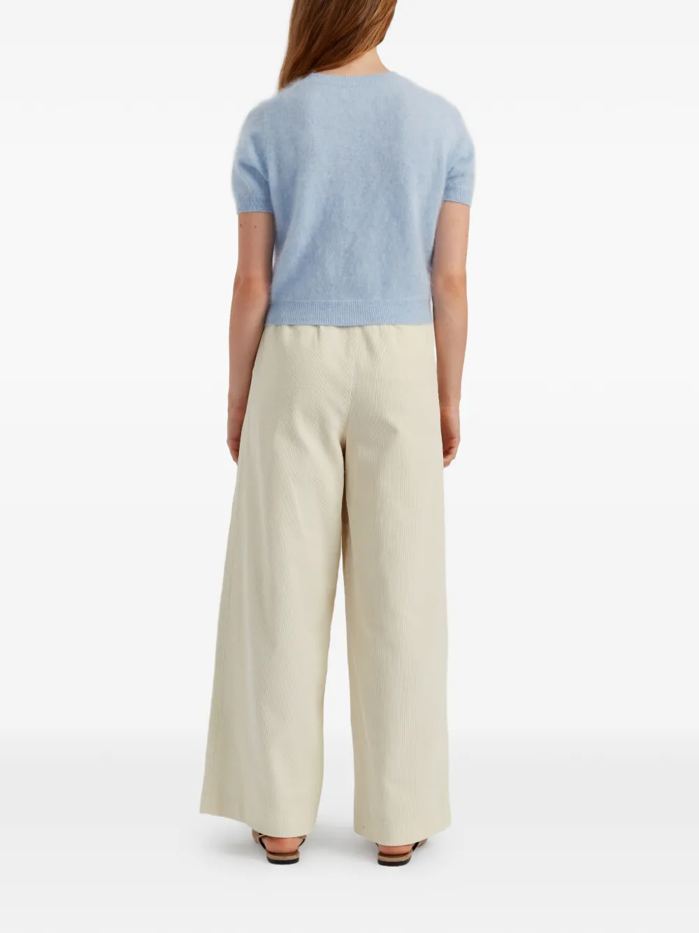 Chinti & Parker Vest met knoopsluiting en geborstelde afwerking Blauw