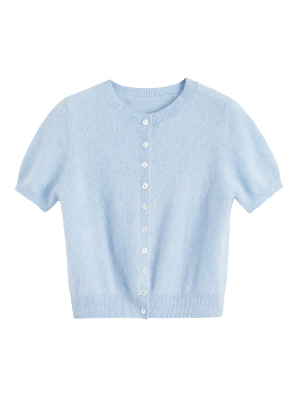 Chinti & Parker cardigan boutonné à fini brossé - Bleu