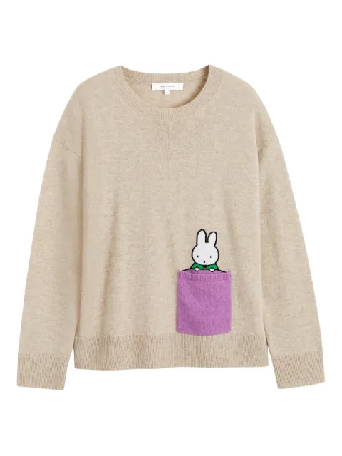Chinti & Parker pocket miffy sweater