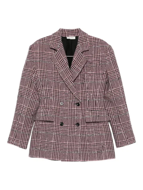 A.M.G. Blazer xadrez com abotoamento duplo